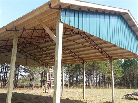 used metal chicken house trusses for sale|36 foot pole barn trusses.